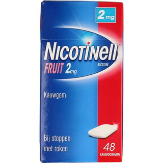 Nicotinell Fruit Kauwgom 2mg 48st 48