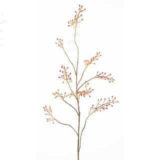 Kunstbloem Rozenbottel Oranje Op Tak 110cm