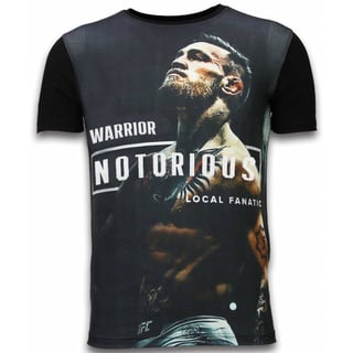 Conor Fighter - Digital T-Shirt - Zwart