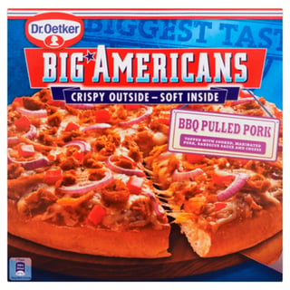 Dr. Oetker Big Americans Pizza BBQ Pulled Pork
