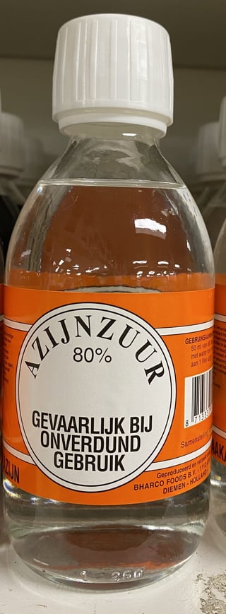 Azijnzuur 80 % Alcohol