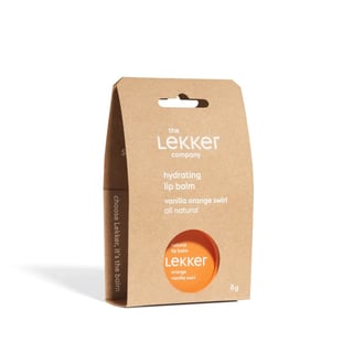 The Lekker Company Orange Vanilla Swirl Lippenbalsem