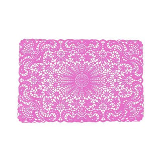 &Klevering Crochet Placemat Roze