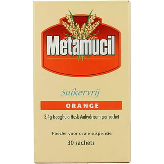 Metamucil Orange Sachets Suikervrij 30st 30