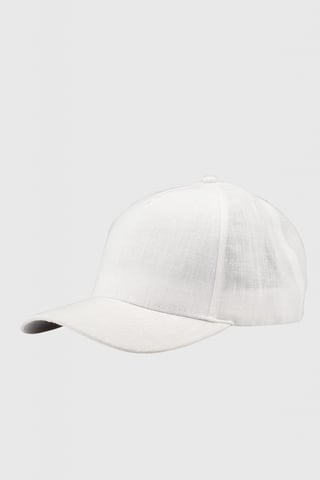 Hemp Caps  Pop-Up - Baseball  No Logo & White