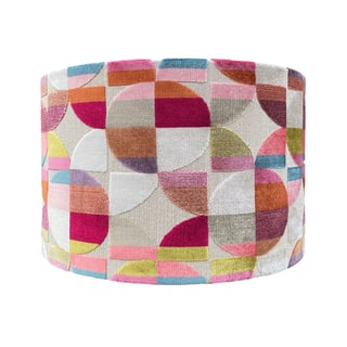 Lampenkap Patch Multicolor Velours 35x22cm