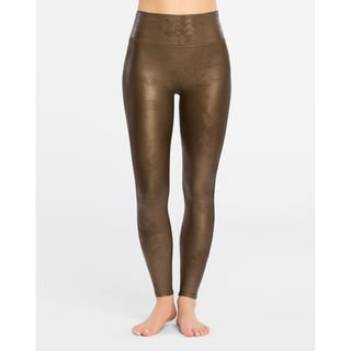 SPANX Ready-to-Wow Faux Leather Leggings SPX 2437 - S / Bronze Metal