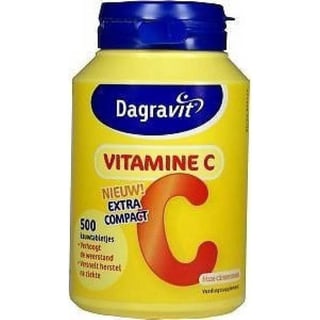 Dagravit Vitamine C 50mg Kauwtablet - 500 Tabletten - Vitaminen