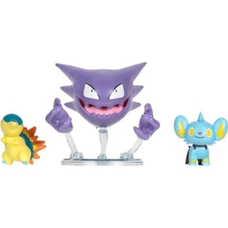 Pokémon Battle Figure Set - Shinx + Haunter + Cyndaquil