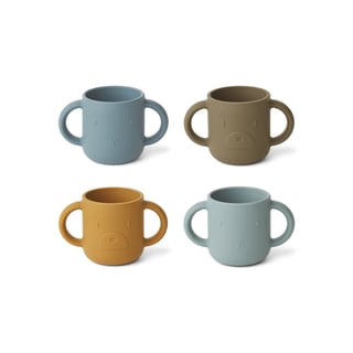 Liewood Gene Cup 4-Pack Blue Multi Mix