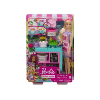 Barbie Bloemist Speelset Blond