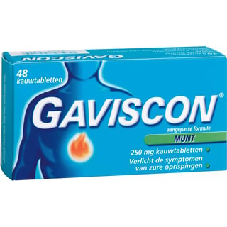 Gaviscon Kauwtablet Munt 48st 48