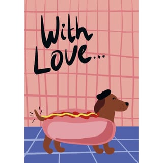 Context Cards Gevouwen Kaart- La Vie Est Belle with Love