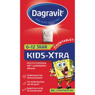 Dagravit Multiv Kids 6-12 Jaar Framb Kauwtbl
