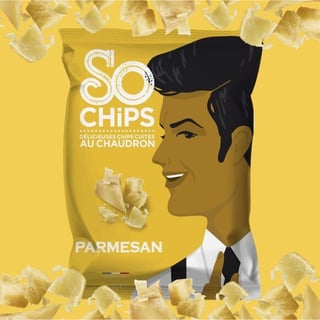 Parmezaanchips A.O.P 125g Ambachtelijk kwaliteitslabel