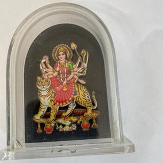 Maa Durga Shera Wali Mata Car Dashboard Photo