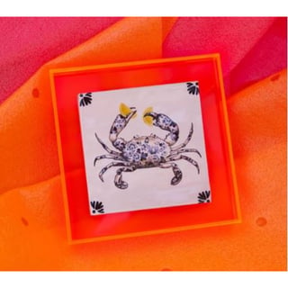 Tegel Funky Crab Neon Roze