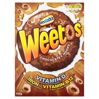 Weetabix Weetos Chocolatey Hoops 500g
