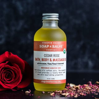 Chagrin Valley Bath, Body & Massage Oil Cedar Rose