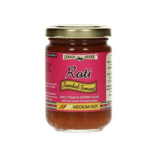 Lekkerbekkie Roti Sambal Tomaat Medium Hot 145gr