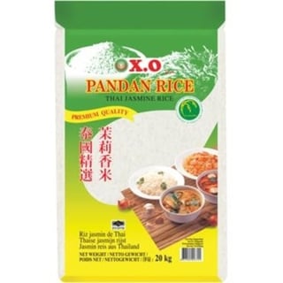 X.O. Pandan Rijst 20 Kg (Thai Jasmine Rice)