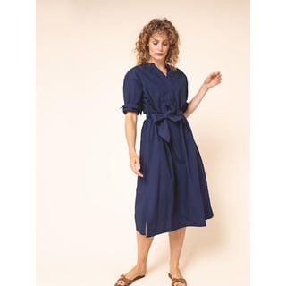 ZILCH Dress Belt Navy Cotton
