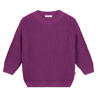 Yuki Kidswear Chunky Knitted Sweater - Dahlia