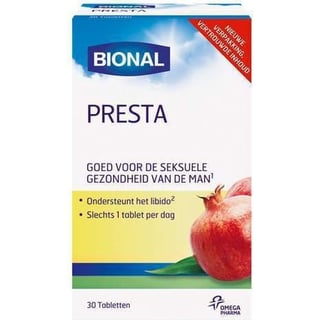 Bional Presta - Werkt Libido Verhogend Bij Erectiestoornis - 30 Tabs