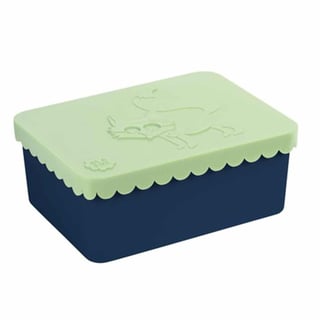 Blafre Lunchbox Vos Mint en Donkerblauw