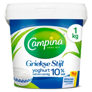 Campina Griekse Stijl Yoghurt 10% Vet