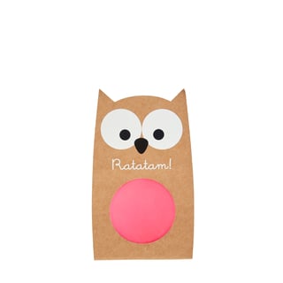 Bouncy Owl Balls - Pink