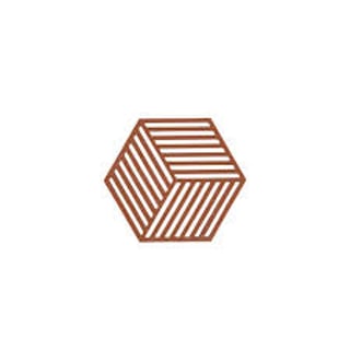 ZONE Denmark Onderzetter Hexagon Terracotta