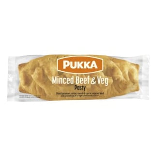 Pukka Minced Beef And Veg Pasty