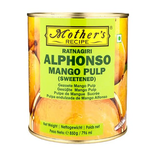 Mother's Recipe Alphonso Mango Pulp 850 Grams
