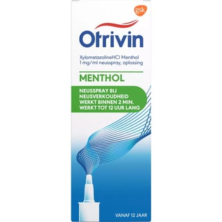Otrivin Neusspray Menthol 10ml 10