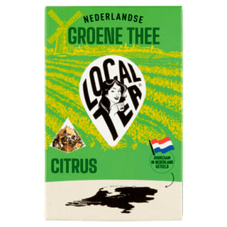 LocalTea Nederlandse Groene Theemelange Citrus