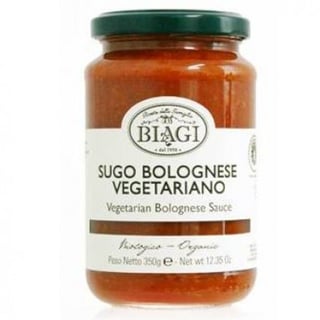 Biagi Sugo Bolognese Vegetariano 350 Gram