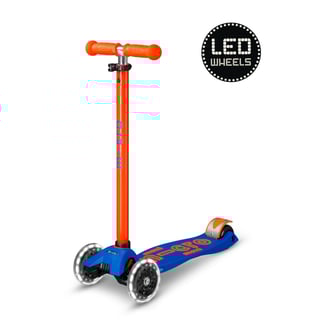 Maxi Micro Step Deluxe LED Blauw Oranje Neon