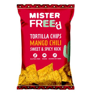 Mister Free'd Tortilla Chips Mango Chili 135g *THT 25.05.2024*