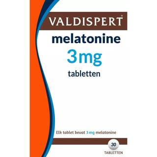 Valdispert Melatonine 3mg Tabletten 30st 30