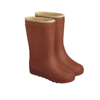 Enfant Thermoboots Glitter Leather Brown