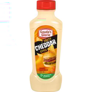 Gouda's Glorie Tasty Cheddar Style Nieuw Tube 850ml
