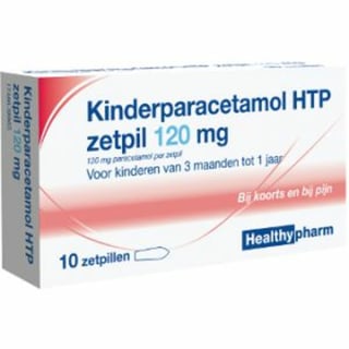 Healthypharm Paracetamol Zetpil 120mg 10st 1