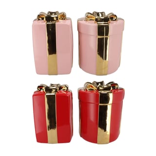 Set: 2 Vaasjes Jolly Kado 11x15cm - in 2 Kleuren