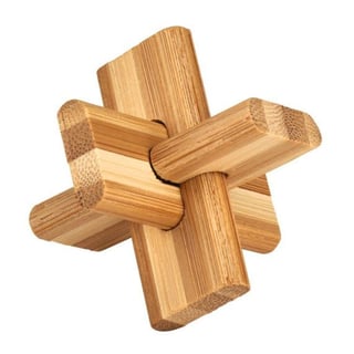 Be Clever! Smart Puzzles Bamboo - Cross Puzzle