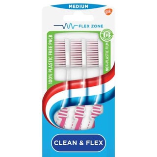 Aquafresh Tandenborstel Clean & Flex Medium