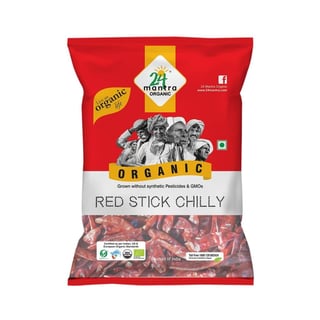 24 Mantra Organic Red Stick Chilly 100G