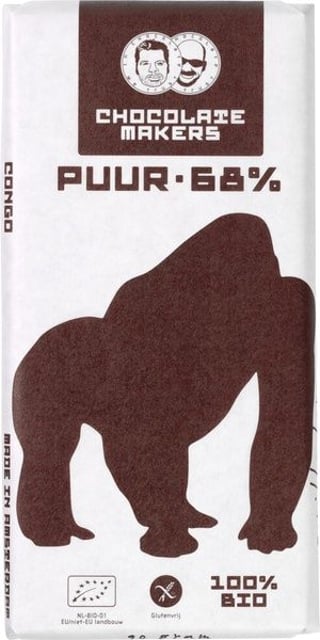 Pure Chocolade 68% - Gorilla Bar