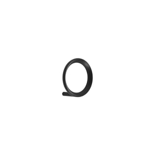 Normann COPENHAGEN Loop Wandhaak M Zwart
