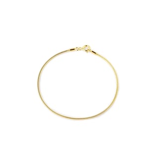 Silver Bracelet Round Link - Sterling Silver / Gold Plated